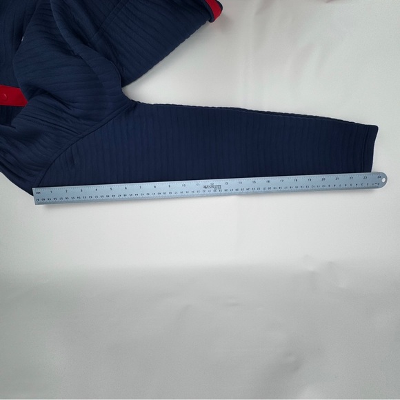 Vineyard Vines Womens 1/4 Snap Quilted Channel Placket Pullover Sweater Top Med - Picture 15 of 16